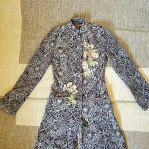 Johnny Was beautiful tunic style coat